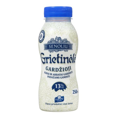 SENOLIŲ grietinėlė, 13% rieb., 250 ml