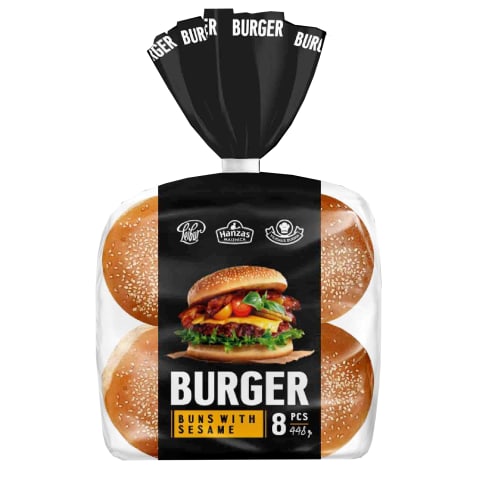 Burgerikukkel seesamiseem. Leibur 448 g