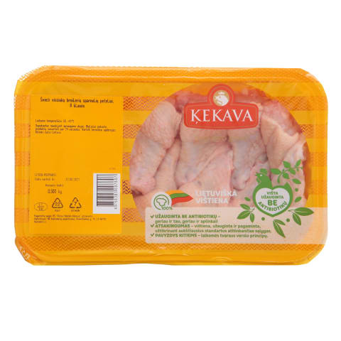 Švž. viščiukų broil. sparn. pet. KEKAVA, 500g