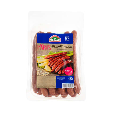 Grillvorst juustuga PÄRIS 400 g