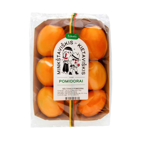 Geltoni slyviniai pomidorai, 450 g Geltoni slyviniai pomidorai, 450 g