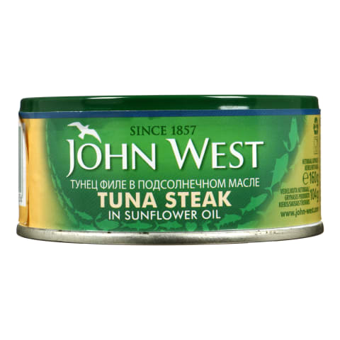 Tunai saulėgrąžų alieluje JOHN WEST, 160 g