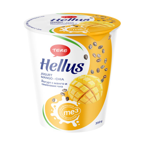 Jogurt mango-chia seemnetega Hellus 350g