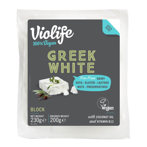 Vegan siera alt. Grieķu baltais Violife 200g