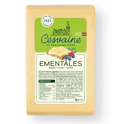 Siers Cesvaine Ementāles 45% kg