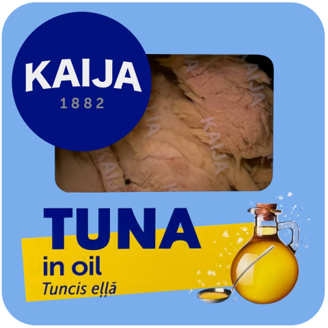 Tuncis Kaija eļļā 160g/104g