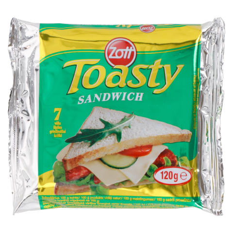 Lydytas sūris ZOTT TOASTY SANDWICH,120g
