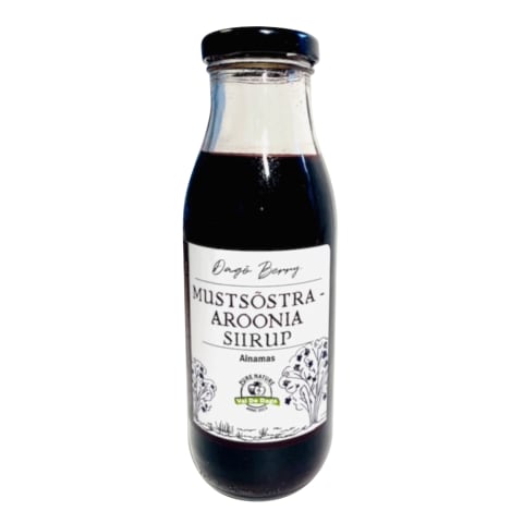 Mustas. - aroonia siirup Dagö Berry 0,33l