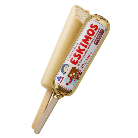 Sald. Eskimos plomb. balt. šok. gl. 110ml/70g