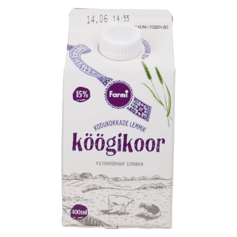 Köögikoor Farmi 15% 400ml