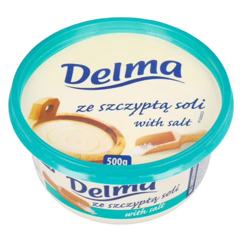 Margarinas su druska DELMA, 39 % rieb., 500 g