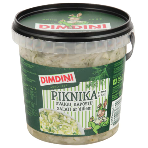 Svaigu kāpostu salāti ar dillēm,PIKNIKA 650g