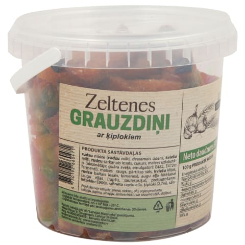 Grauzdiņi Zeltenes ar ķiplokiem 300g