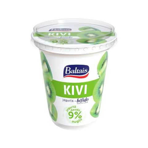 Jogurts Baltais ar kivi 300g
