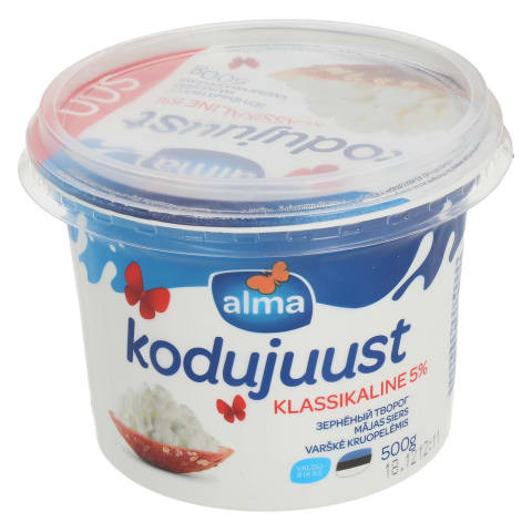 Kodujuust Alma 5% 500g