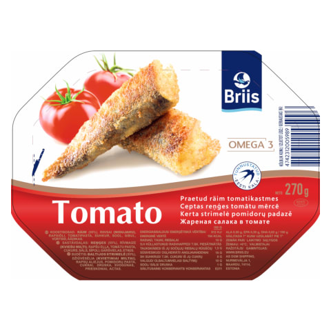Praetud räimed tomatikastmes Briis 270g