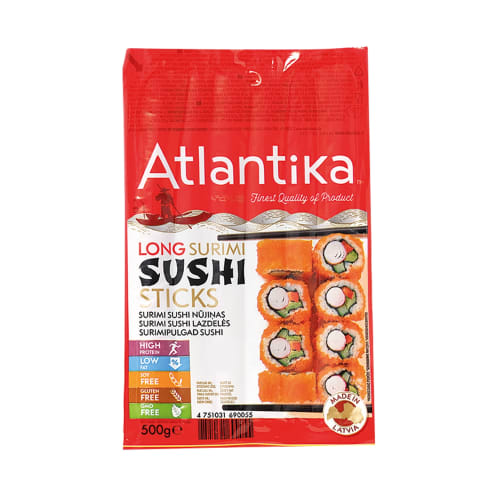 Atšald. surimi SUSHI lazdelės ATLANTIKA, 500g