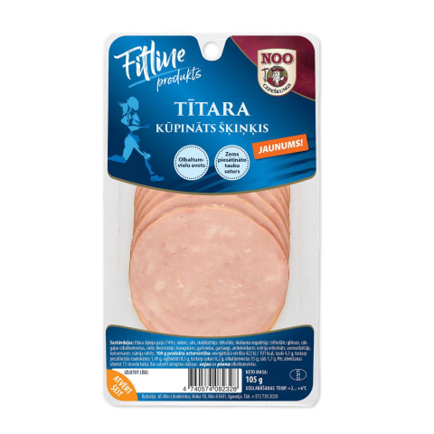 Šķiņķis tītara Fitline šķēlēs 105g