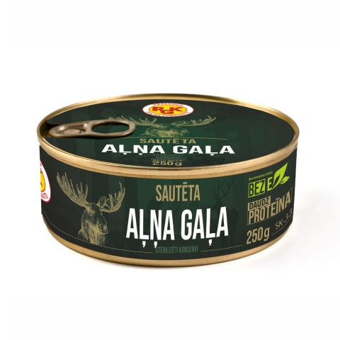 Sautēta aļņa gaļa RGK 250g