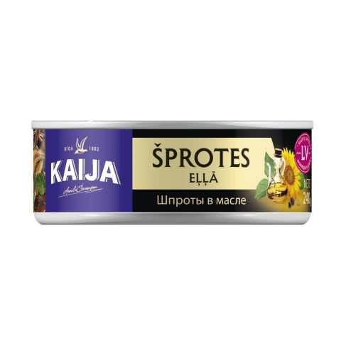 Šprotes Kaija eļļā 240g/168g