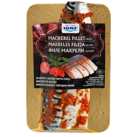 Makreles fil. Irbe ar čili pipariem mazs.160g
