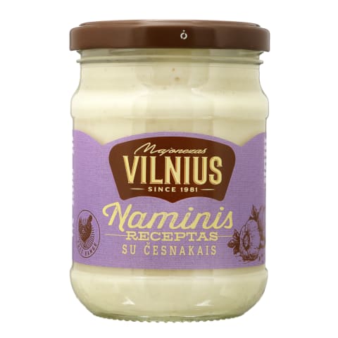 Majonezas su česnakais VILNIUS Naminis, 230 g
