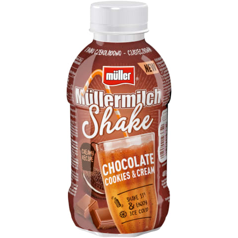Piena dzēriens Mullermilch shake ar šok. 400g
