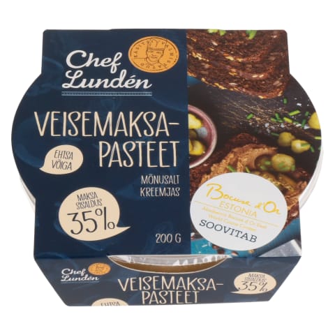 Chef Lunden Veisemaksapasteet 200g