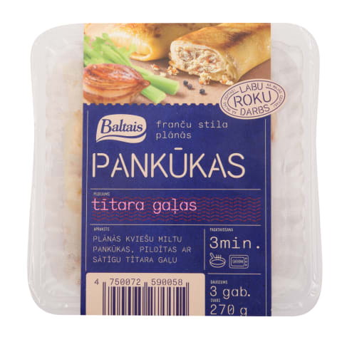 Plānās pankūkas ar tītara gaļ. pild.270g