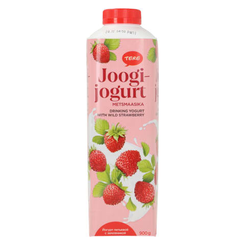 Joogijogurt metsmaasika, TERE, 900 g