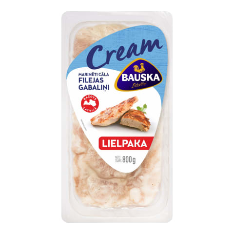 Cāļa filejas gab.Cream marinādē 800g