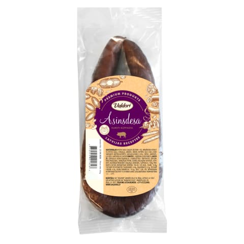 Asinsdesa Valdori Premium Ar Grubam 300g 500 g melnas pudinas, (cieta skirne). rimi