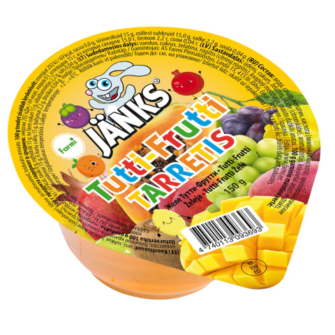 Tutti-frutti tarretis, JÄNKS, 150 g