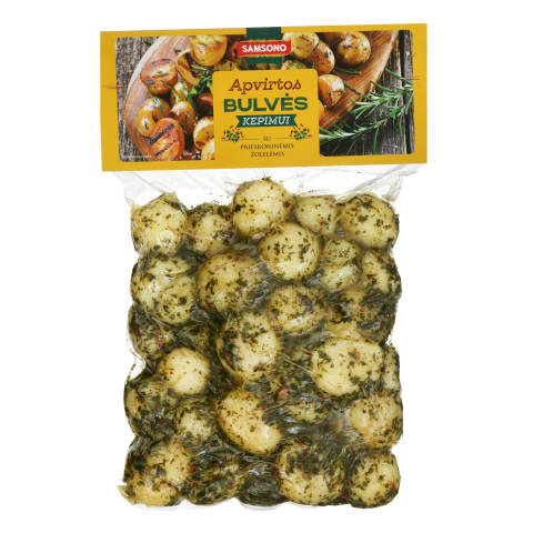 Apvirtos bulvės kepimui su žolelėmis, 1 kg