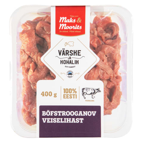 Böfstrooganov veiselihast M&M 400g