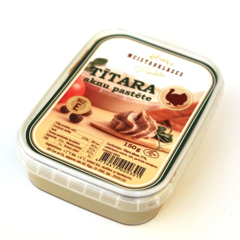 Pastēte tītaru aknu Meistarklases 150g