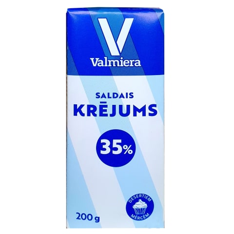 Saldais krējums Valmiera 35% UHT 200g