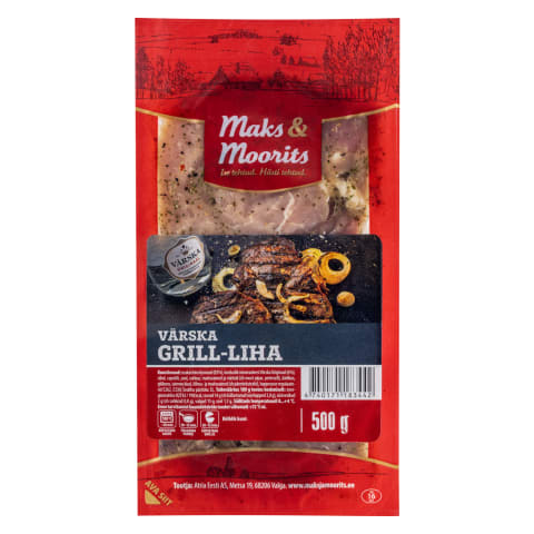 Värska grill-liha kaelakarbonaadist, MAKS&MOORITS, 500 g