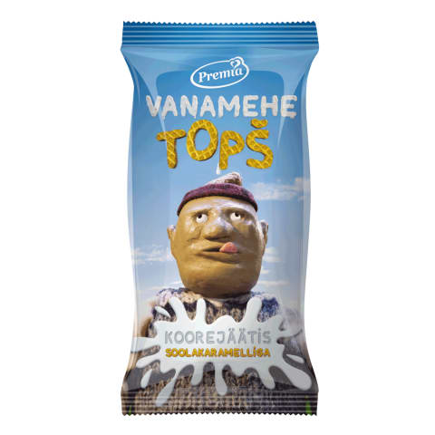 Jäätis Vanamehe topš soolakar. 75g/140ml