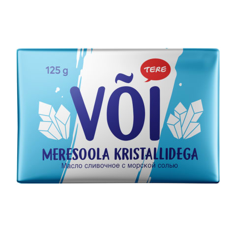 Või meresoola kristallidega Tere 125g