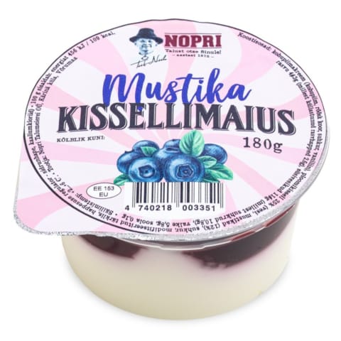 Kissellimaius Mustikas Nopri 180g