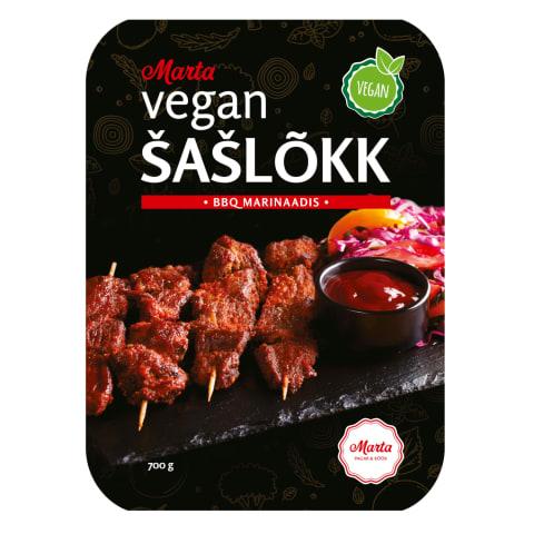 Vegan šašlõkk  BBQ marinaadis 600 g