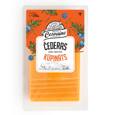 Siers Cesvaine Čederas kūpināts šķ. 150g