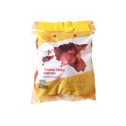 Varajane punane pestud Eesti kartul 2kg