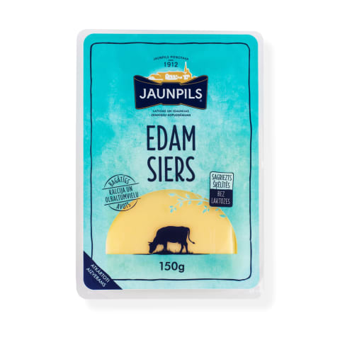 Siers Jaunpils Edam šķēlēs 150g