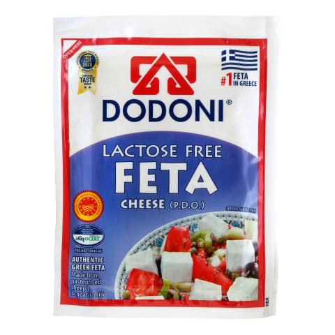Sūris be laktozės DODONI FETA, 43 %, 180 g