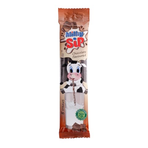 Piimakõrred šokolaadimaitseline MilkySip 30g