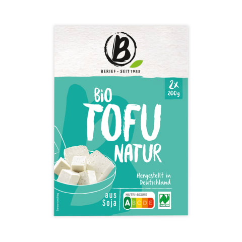 Sojas tofu Berief dabīgais BIO 400g