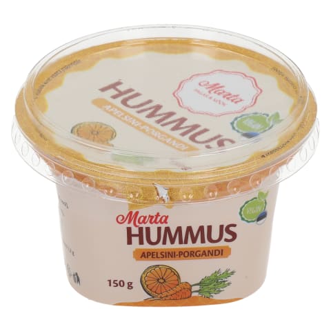 Marta Kulinaaria Apelsini-porgandi hummus 150g