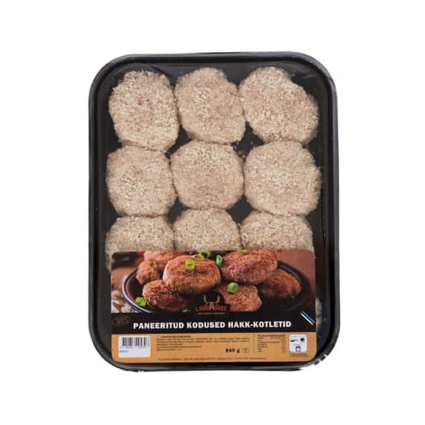 Linnamäe kodused hakk-kotletid 840g paneeritud